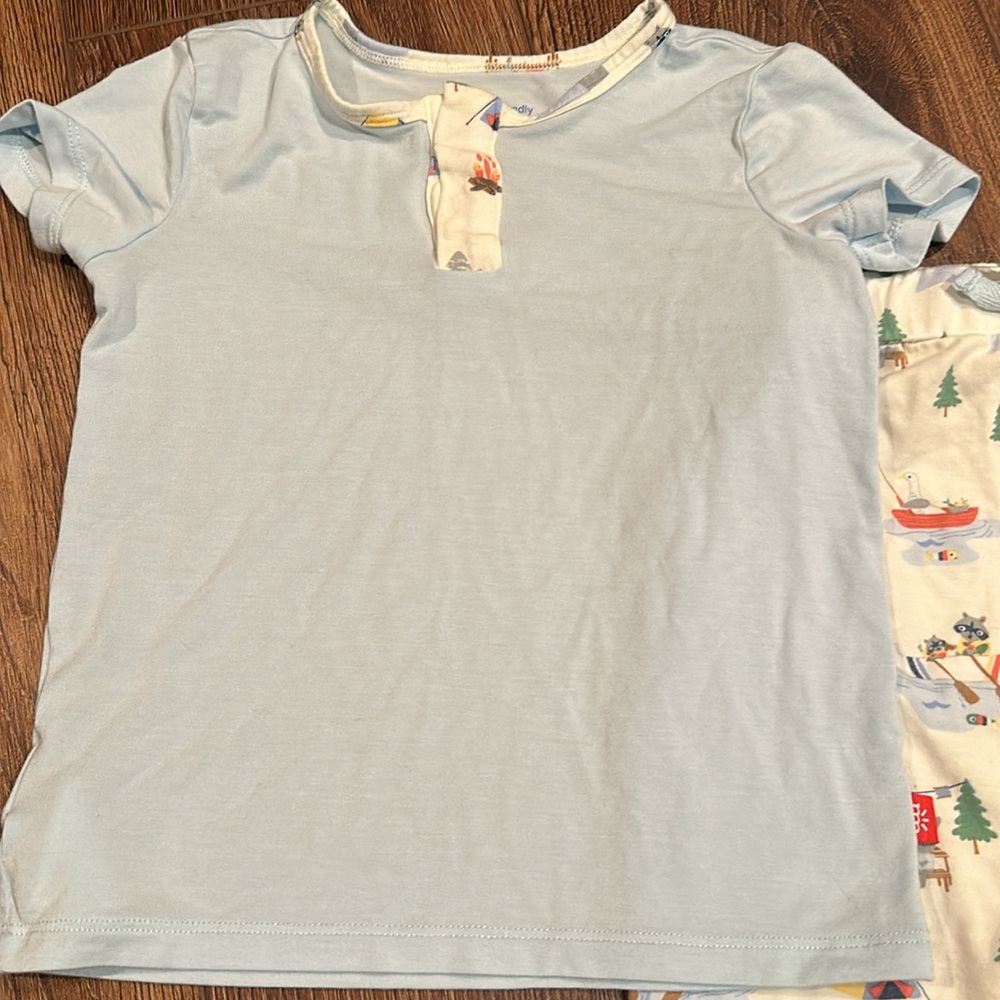 LIKE NEW Magnetic Me Lake You A Lot Modal Short Sleeve and Pant Set - Picture 5 of 8